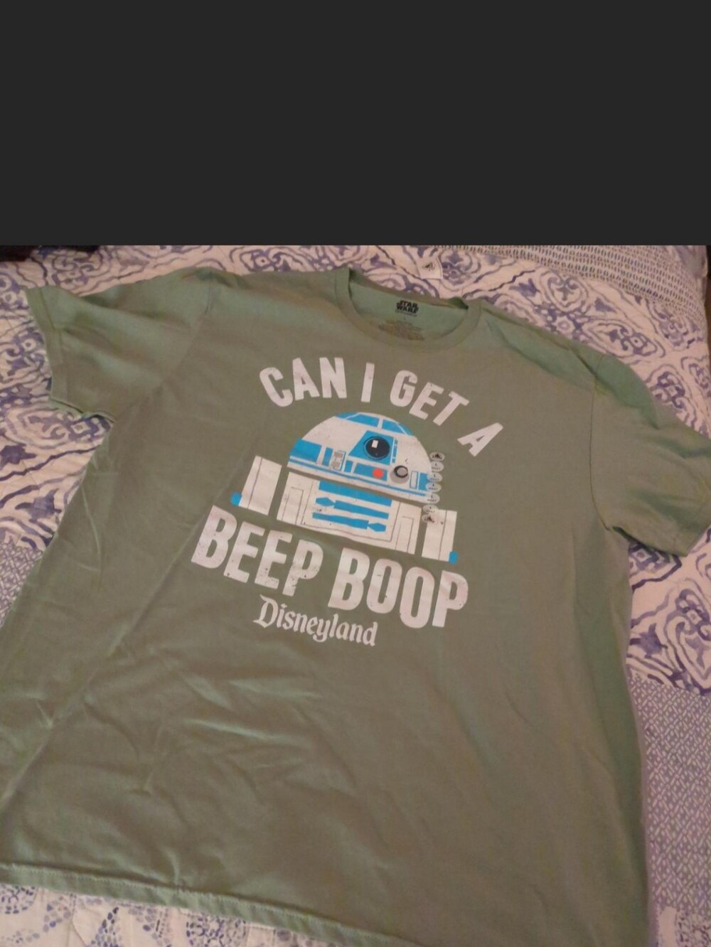 Disneyland Beep Boop R2d2 Men's Unisex Tshirt